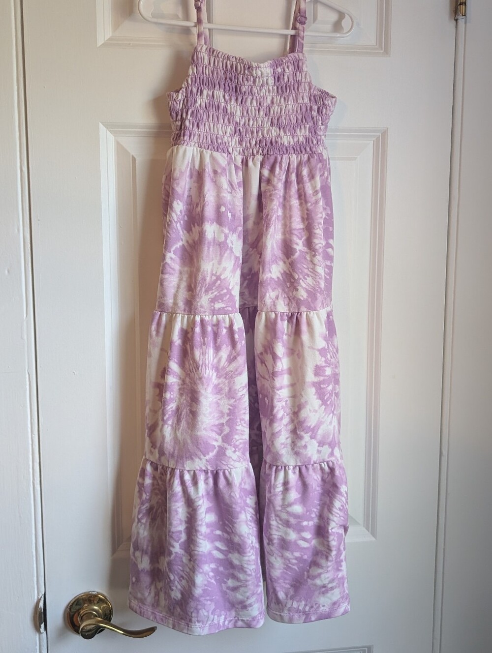 32 Degrees Girls Purple Tie Dye Dress Size XS (5/6)
